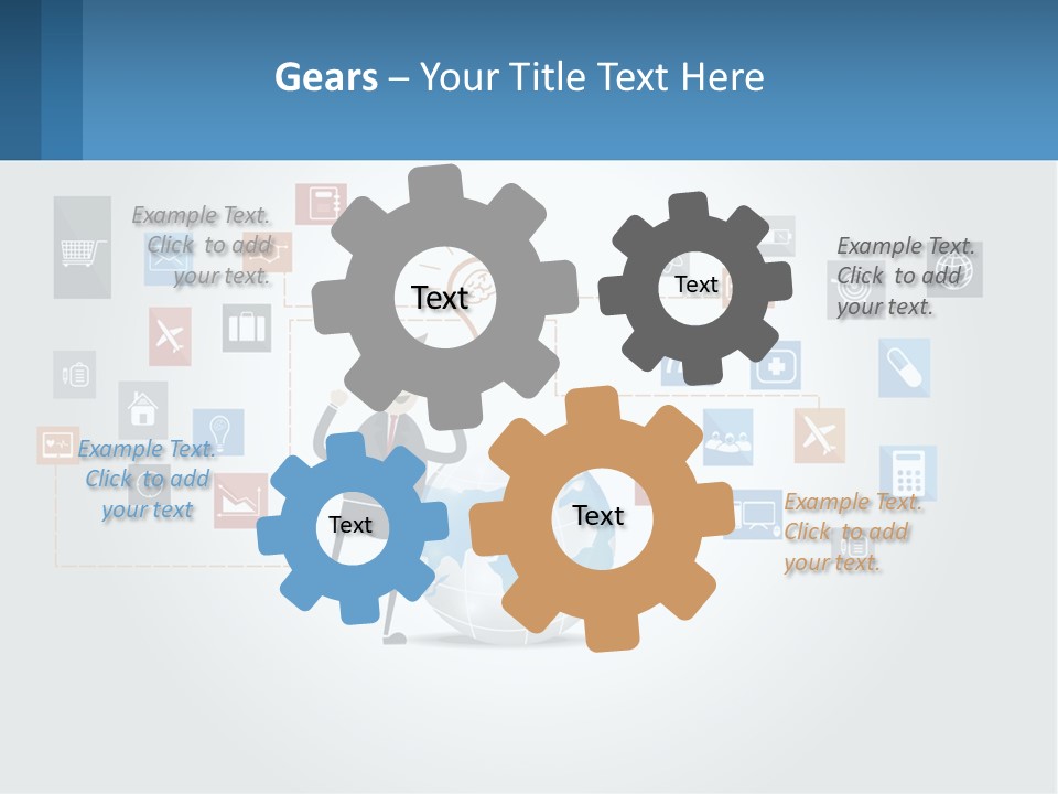 A Man Sitting On A Chair With A Light Bulb Above His Head PowerPoint Template