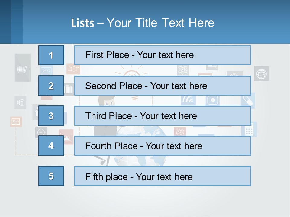 A Man Sitting On A Chair With A Light Bulb Above His Head PowerPoint Template