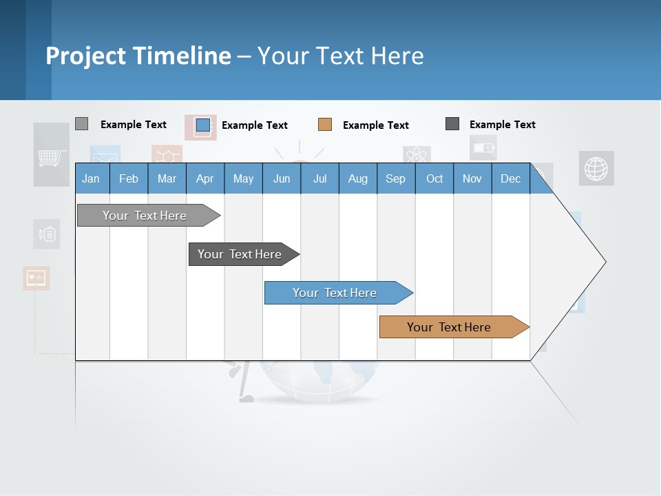 A Man Sitting On A Chair With A Light Bulb Above His Head PowerPoint Template