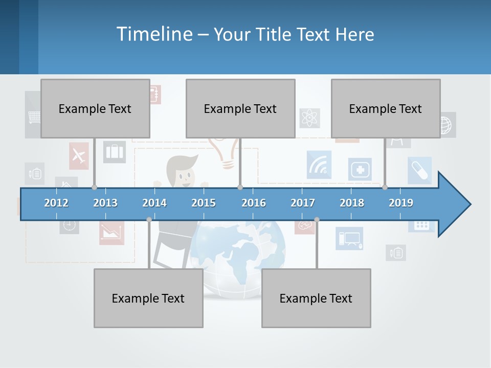 A Man Sitting On A Chair With A Light Bulb Above His Head PowerPoint Template