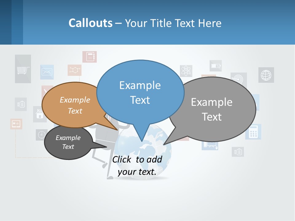 A Man Sitting On A Chair With A Light Bulb Above His Head PowerPoint Template