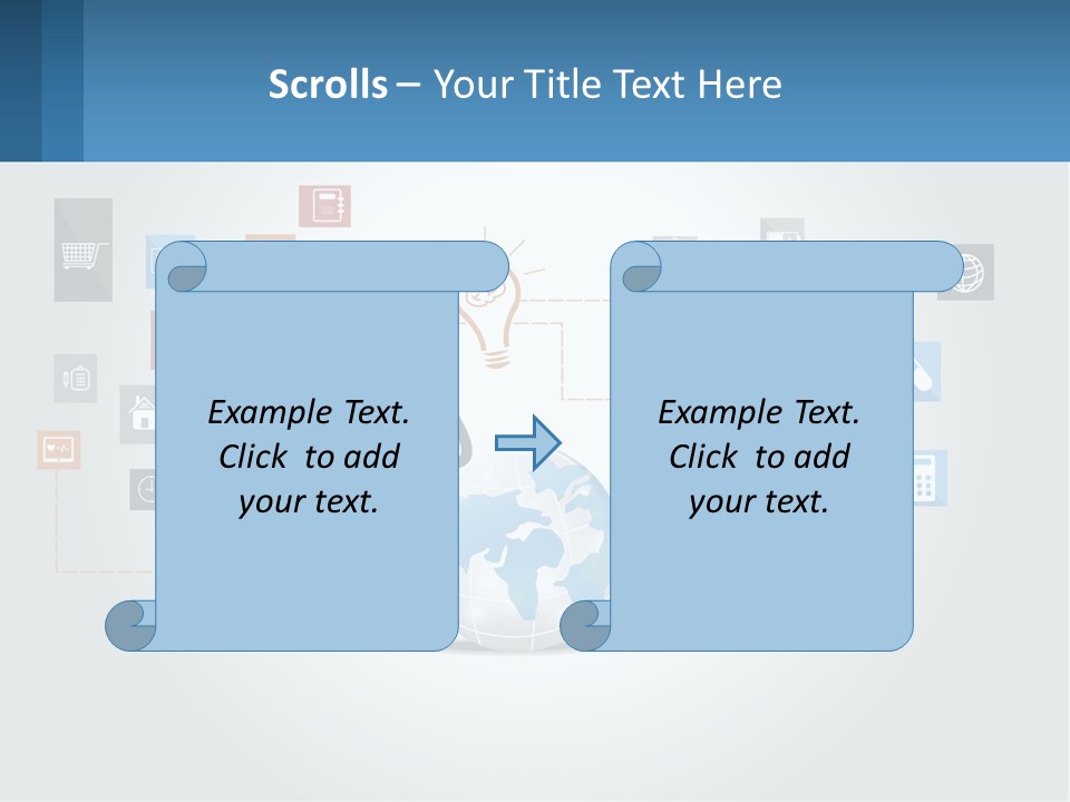 A Man Sitting On A Chair With A Light Bulb Above His Head PowerPoint Template