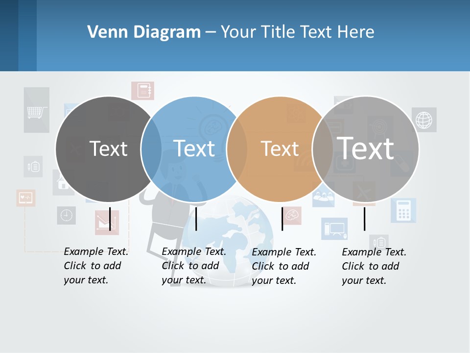 A Man Sitting On A Chair With A Light Bulb Above His Head PowerPoint Template