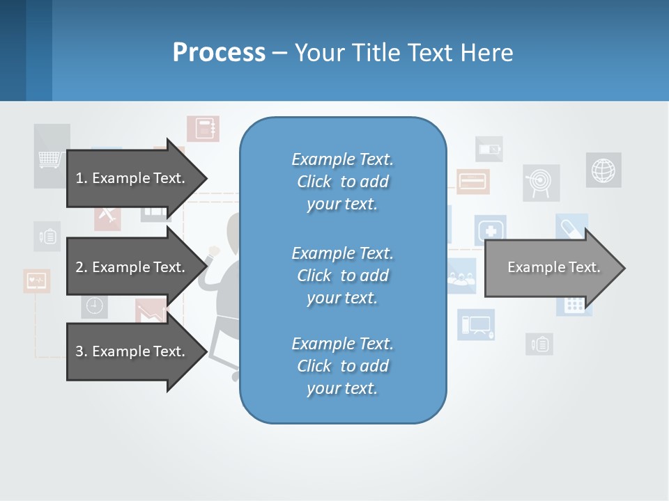 A Man Sitting On A Chair With A Light Bulb Above His Head PowerPoint Template