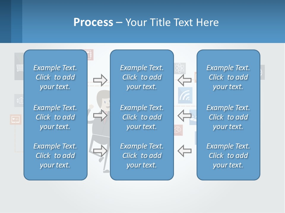 A Man Sitting On A Chair With A Light Bulb Above His Head PowerPoint Template