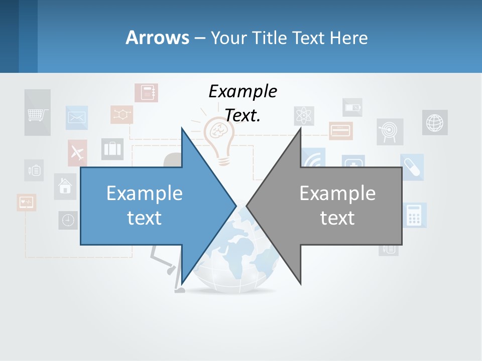 A Man Sitting On A Chair With A Light Bulb Above His Head PowerPoint Template