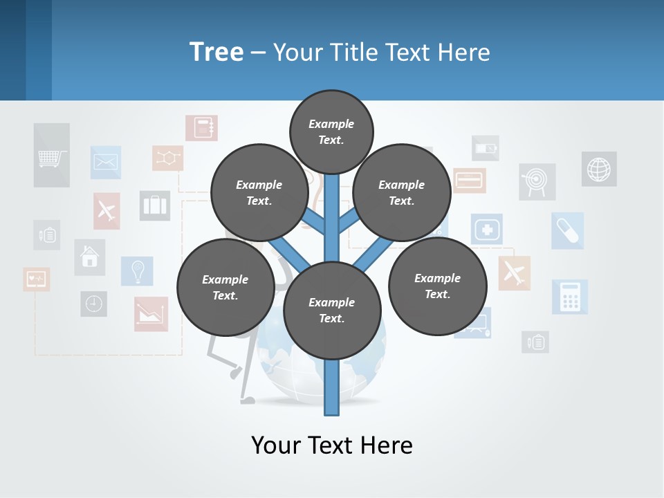 A Man Sitting On A Chair With A Light Bulb Above His Head PowerPoint Template
