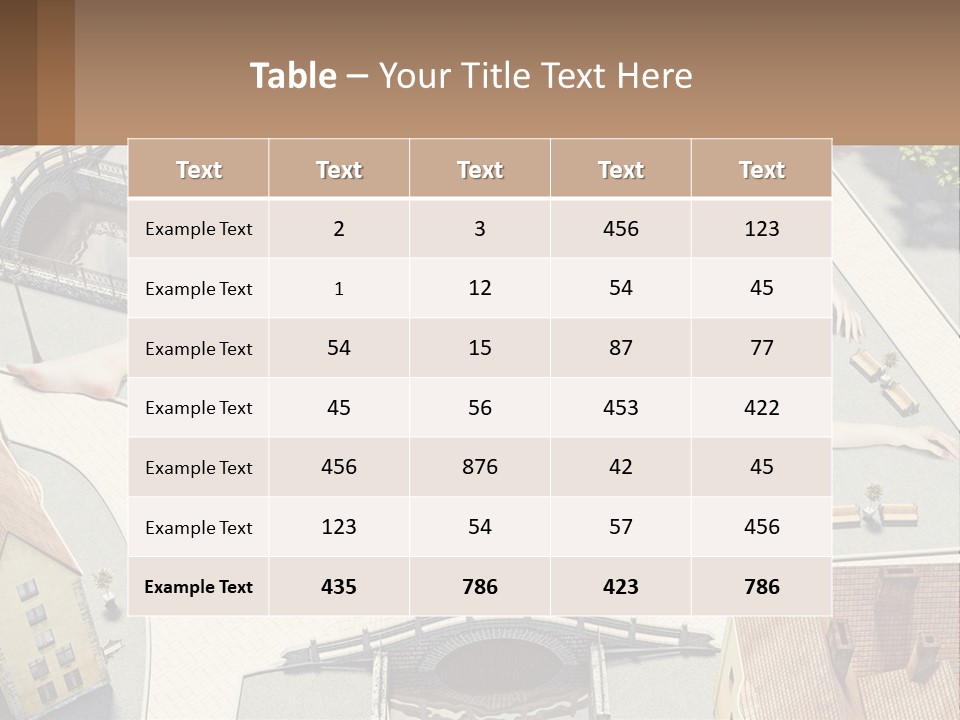 A Woman Laying On Top Of A Building PowerPoint Template