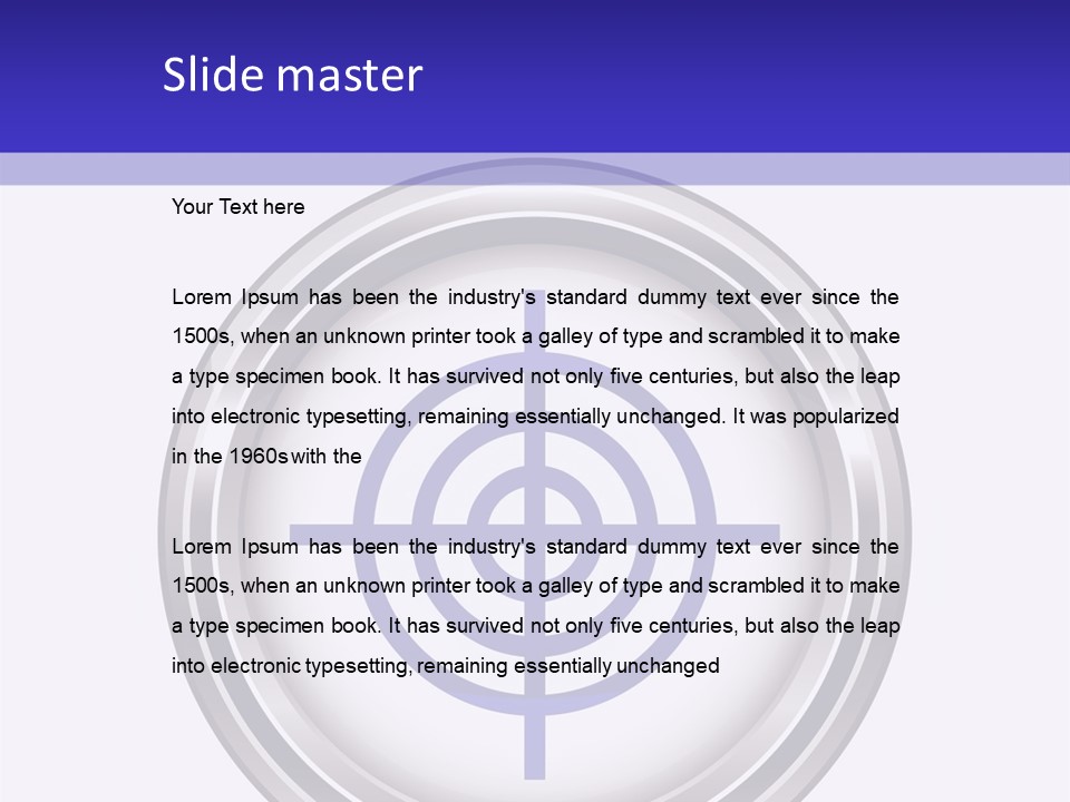 A Powerpoint Presentation With A Cross On It PowerPoint Template