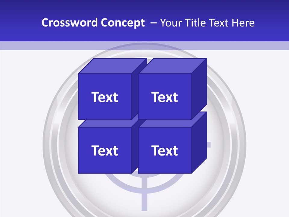 A Powerpoint Presentation With A Cross On It PowerPoint Template