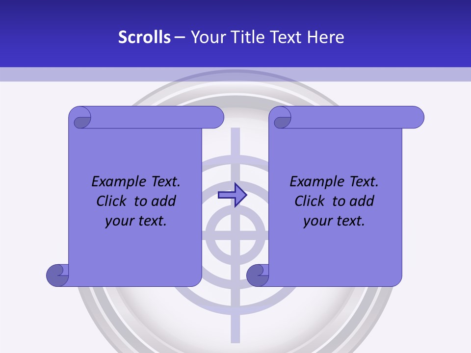 A Powerpoint Presentation With A Cross On It PowerPoint Template