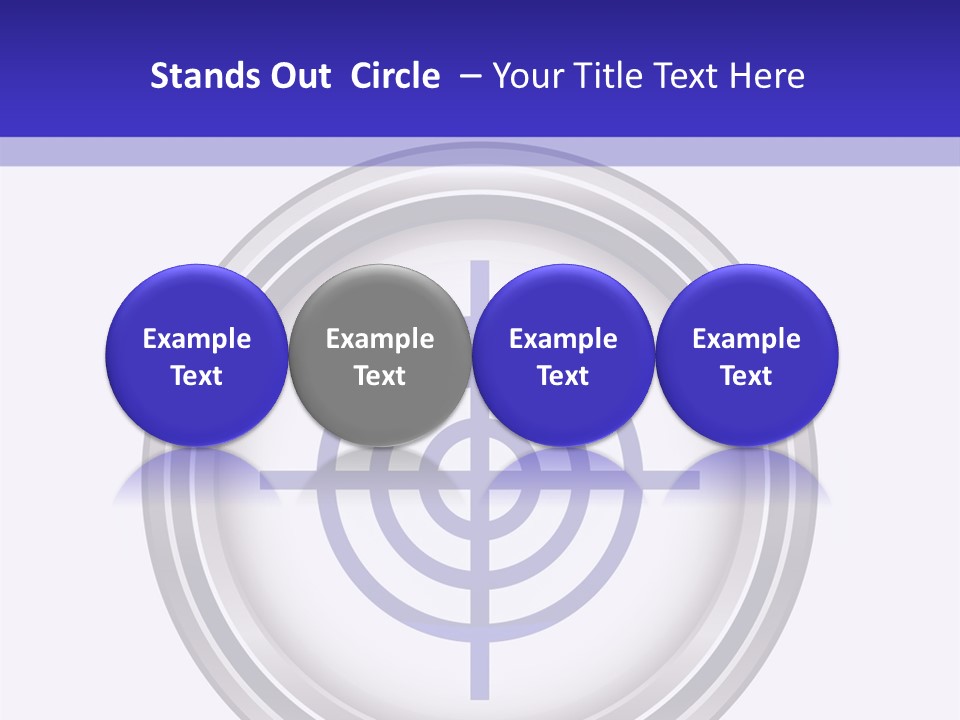 A Powerpoint Presentation With A Cross On It PowerPoint Template