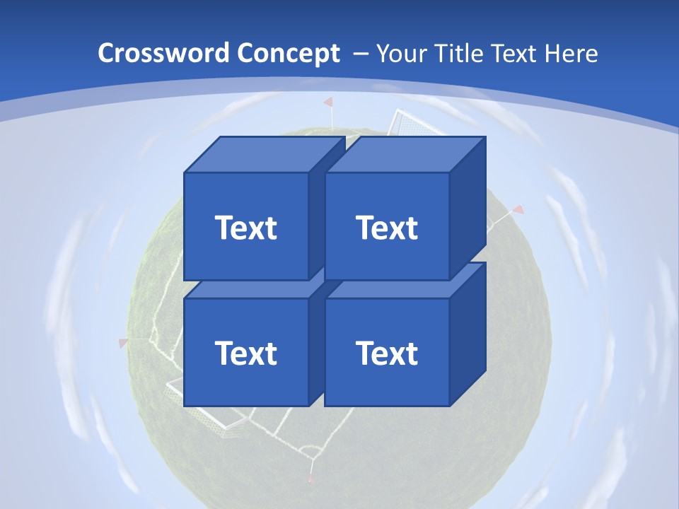 A Soccer Ball With The Flag Of Brazil On It PowerPoint Template