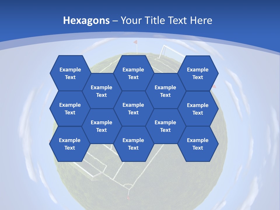 A Soccer Ball With The Flag Of Brazil On It PowerPoint Template