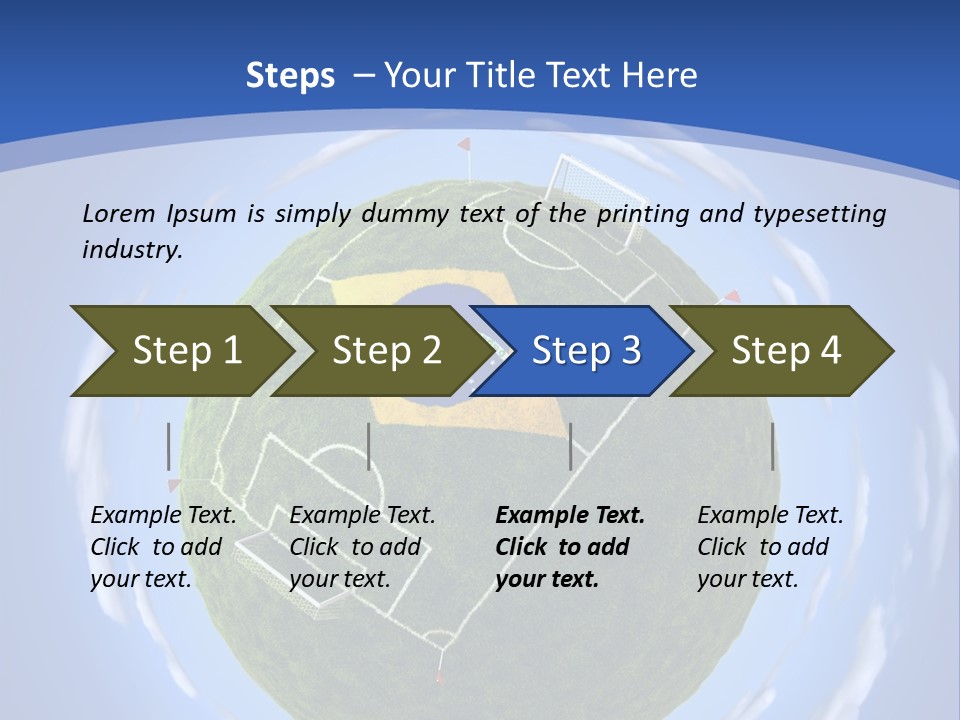 A Soccer Ball With The Flag Of Brazil On It PowerPoint Template