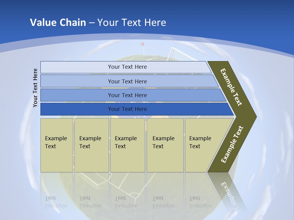 A Soccer Ball With The Flag Of Brazil On It PowerPoint Template