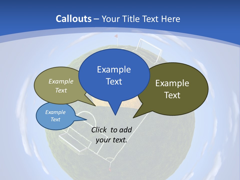 A Soccer Ball With The Flag Of Brazil On It PowerPoint Template