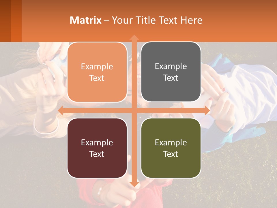 A Group Of People Taking Pictures With Their Cell Phones PowerPoint Template