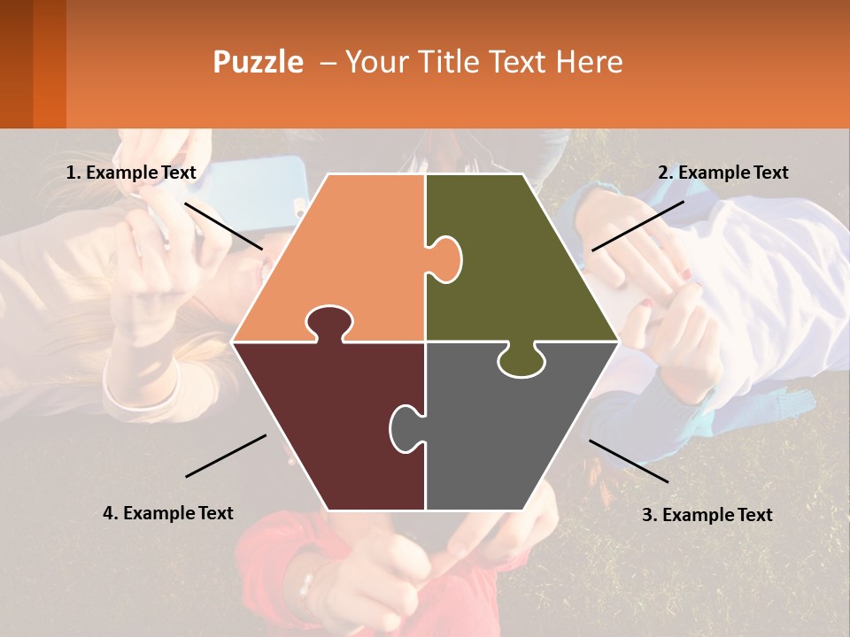 A Group Of People Taking Pictures With Their Cell Phones PowerPoint Template