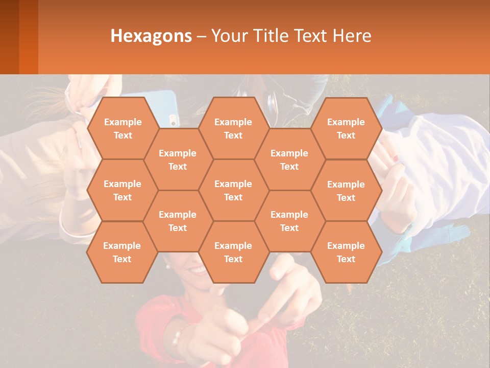 A Group Of People Taking Pictures With Their Cell Phones PowerPoint Template