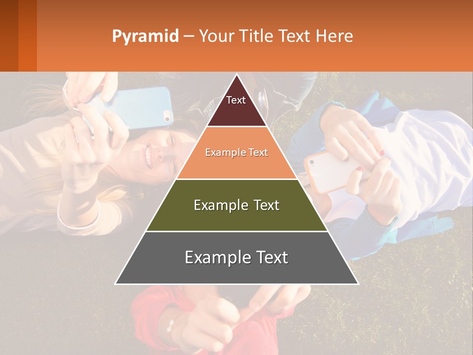 A Group Of People Taking Pictures With Their Cell Phones PowerPoint Template