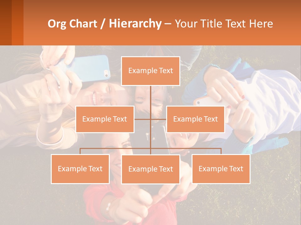 A Group Of People Taking Pictures With Their Cell Phones PowerPoint Template
