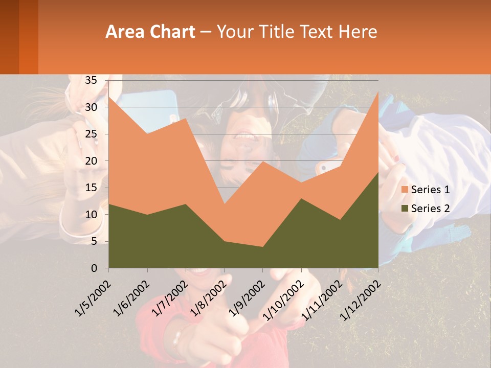 A Group Of People Taking Pictures With Their Cell Phones PowerPoint Template