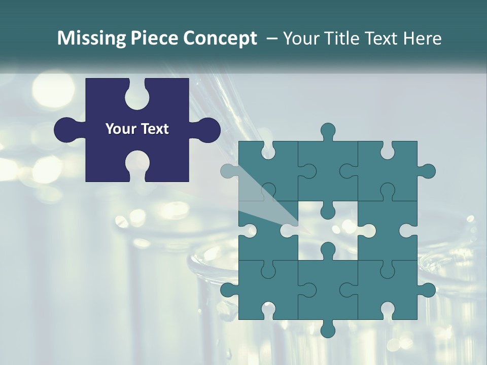 A Group Of Test Tubes Filled With Liquid PowerPoint Template