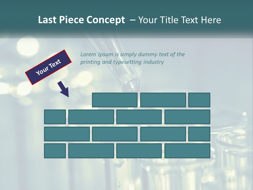 A Group Of Test Tubes Filled With Liquid PowerPoint Template