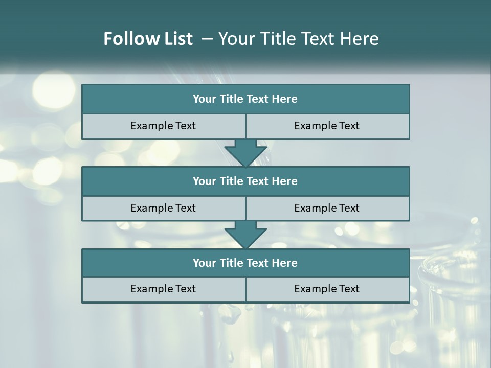 A Group Of Test Tubes Filled With Liquid PowerPoint Template