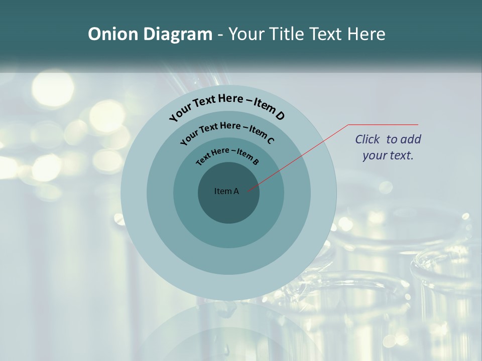 A Group Of Test Tubes Filled With Liquid PowerPoint Template
