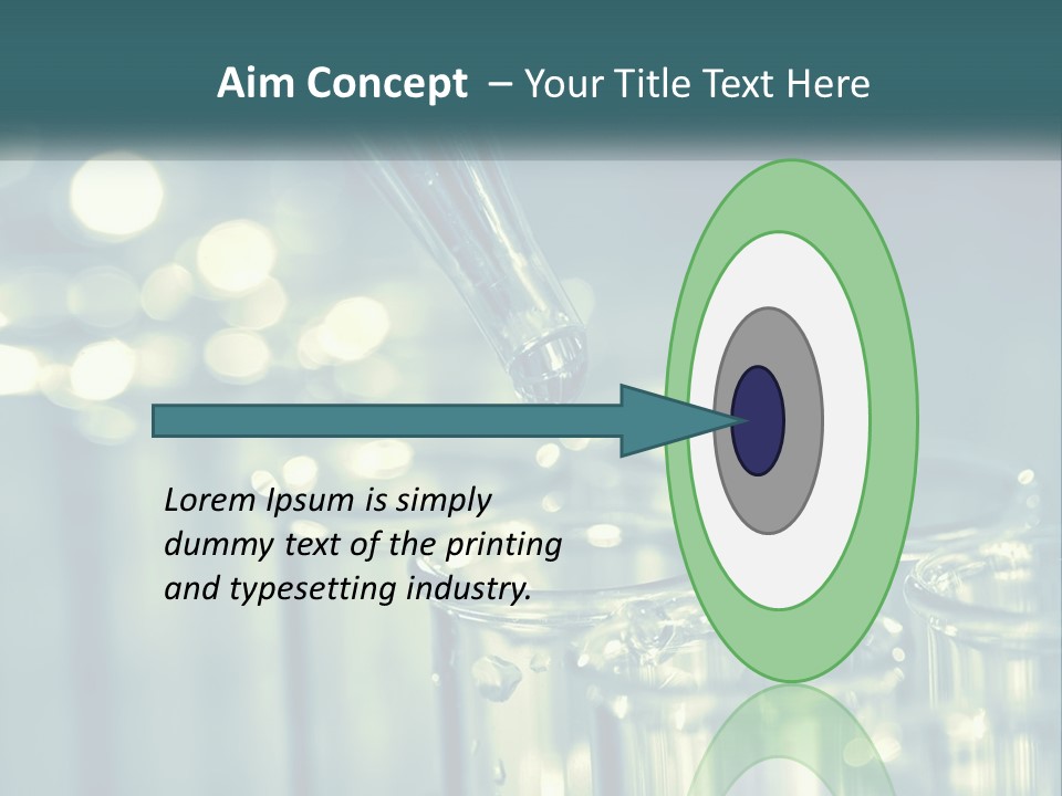 A Group Of Test Tubes Filled With Liquid PowerPoint Template