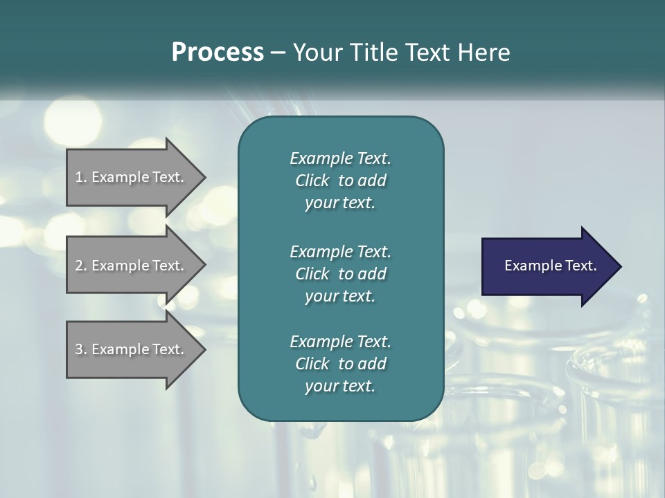 A Group Of Test Tubes Filled With Liquid PowerPoint Template