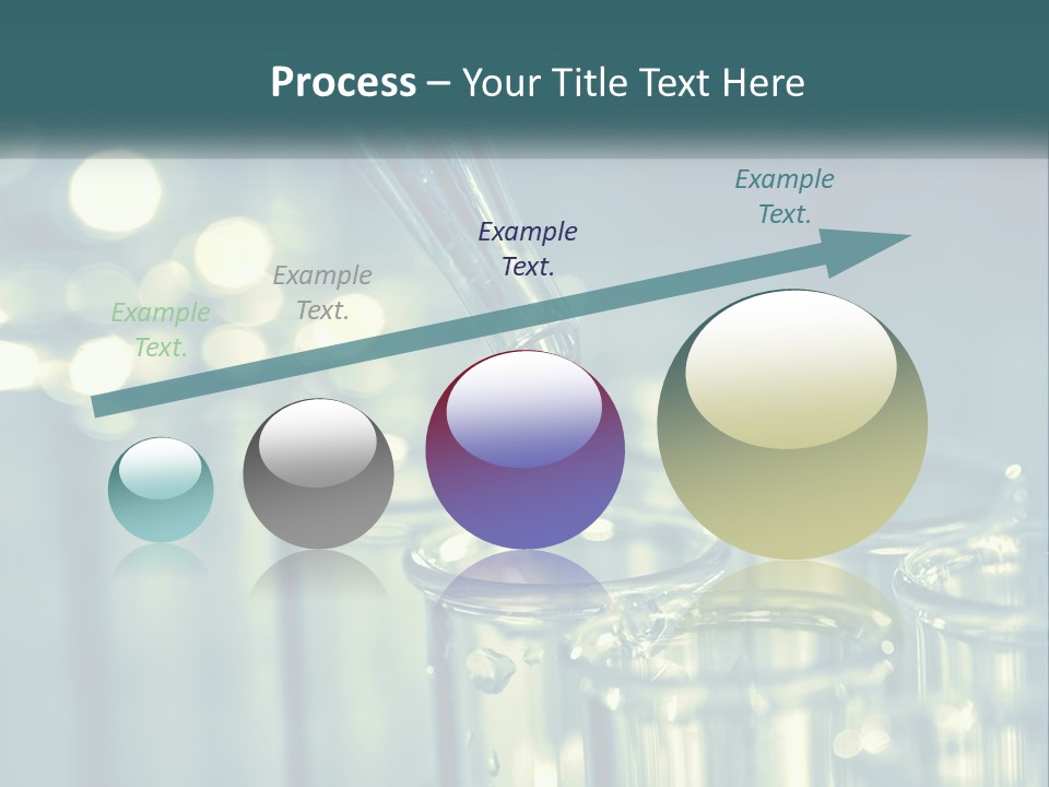 A Group Of Test Tubes Filled With Liquid PowerPoint Template