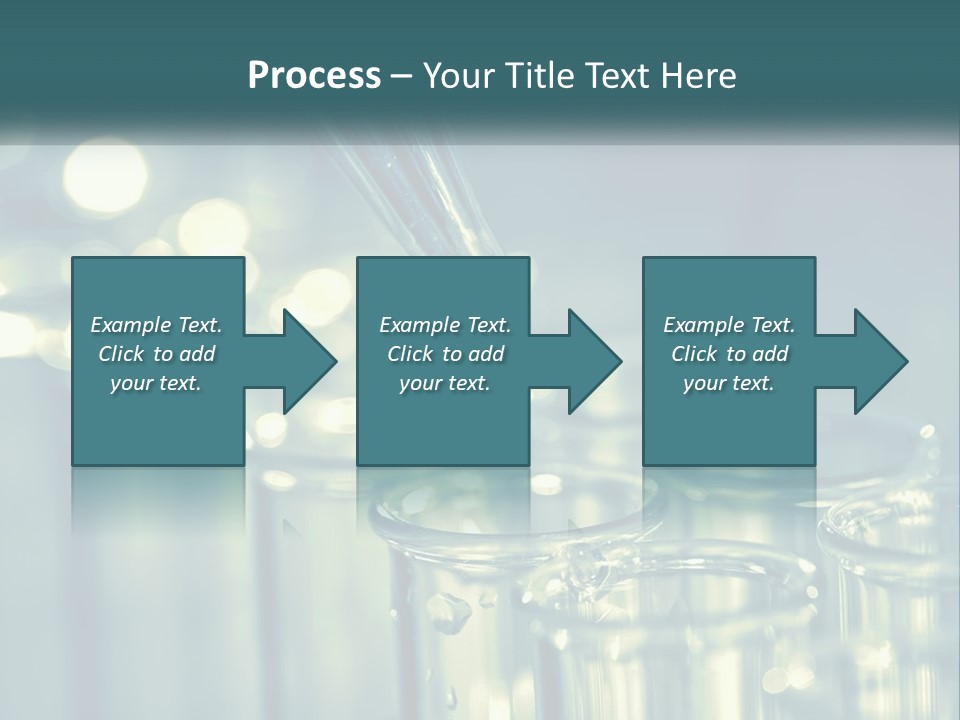 A Group Of Test Tubes Filled With Liquid PowerPoint Template