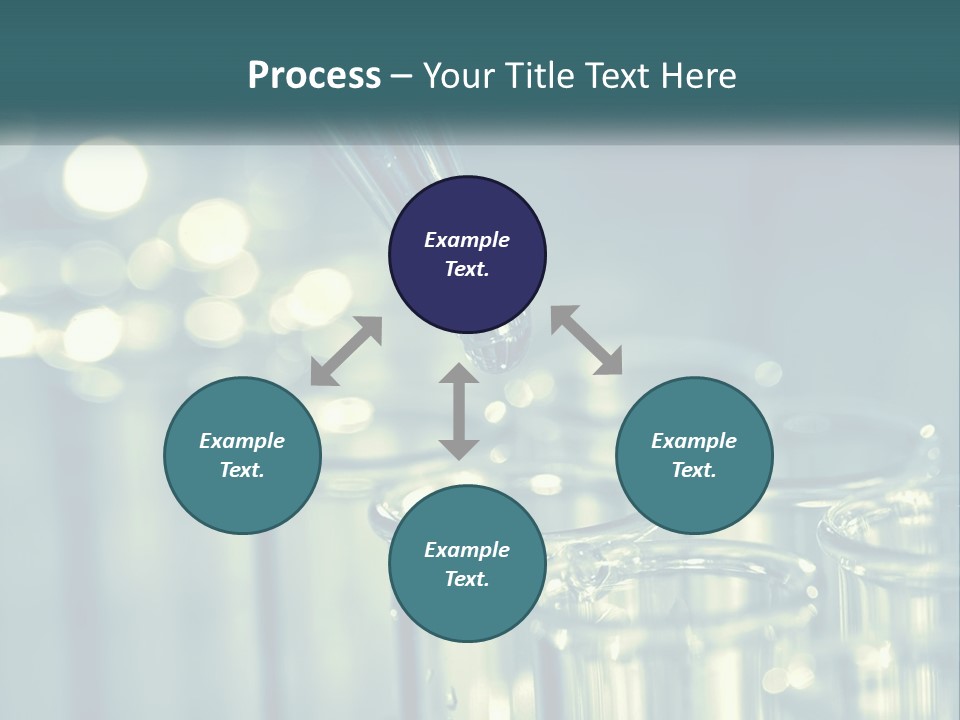 A Group Of Test Tubes Filled With Liquid PowerPoint Template