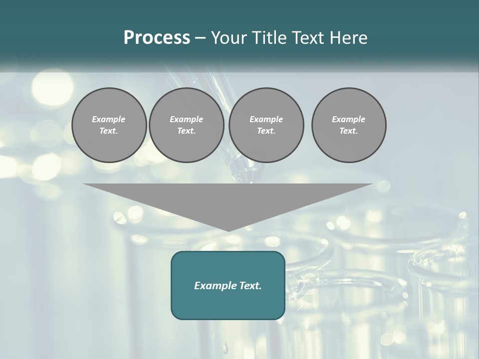 A Group Of Test Tubes Filled With Liquid PowerPoint Template