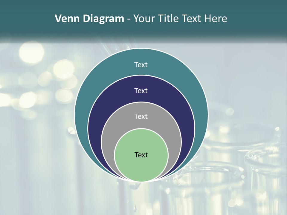 A Group Of Test Tubes Filled With Liquid PowerPoint Template