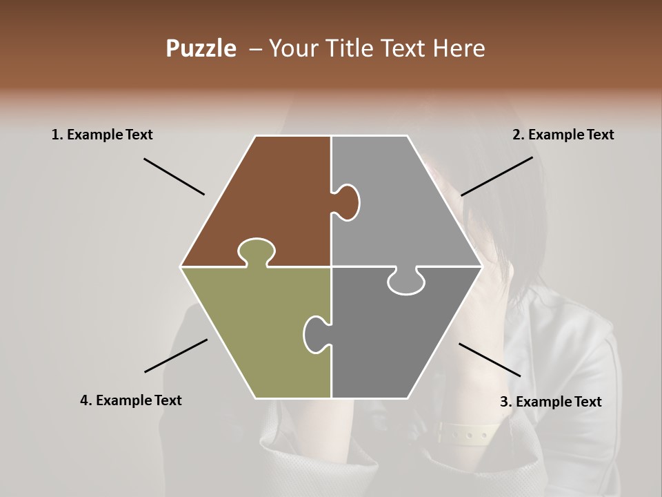 A Woman Covering Her Face With Her Hands PowerPoint Template