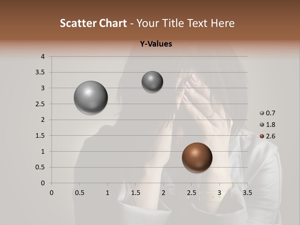 A Woman Covering Her Face With Her Hands PowerPoint Template