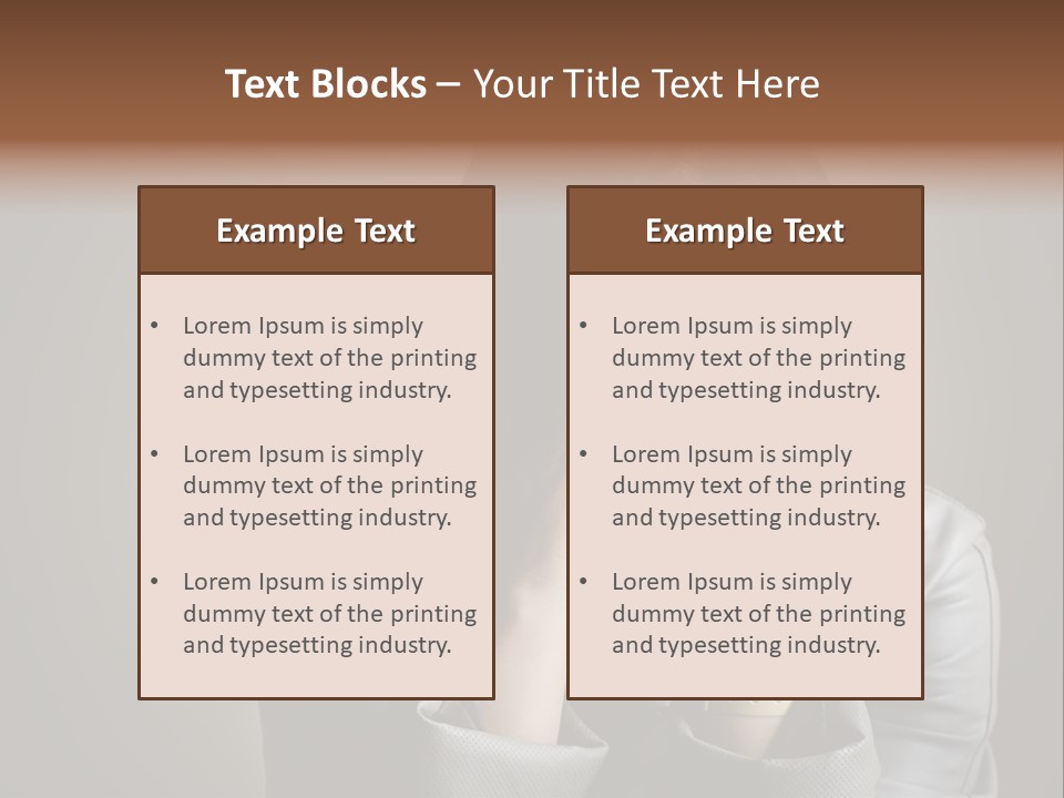 A Woman Covering Her Face With Her Hands PowerPoint Template