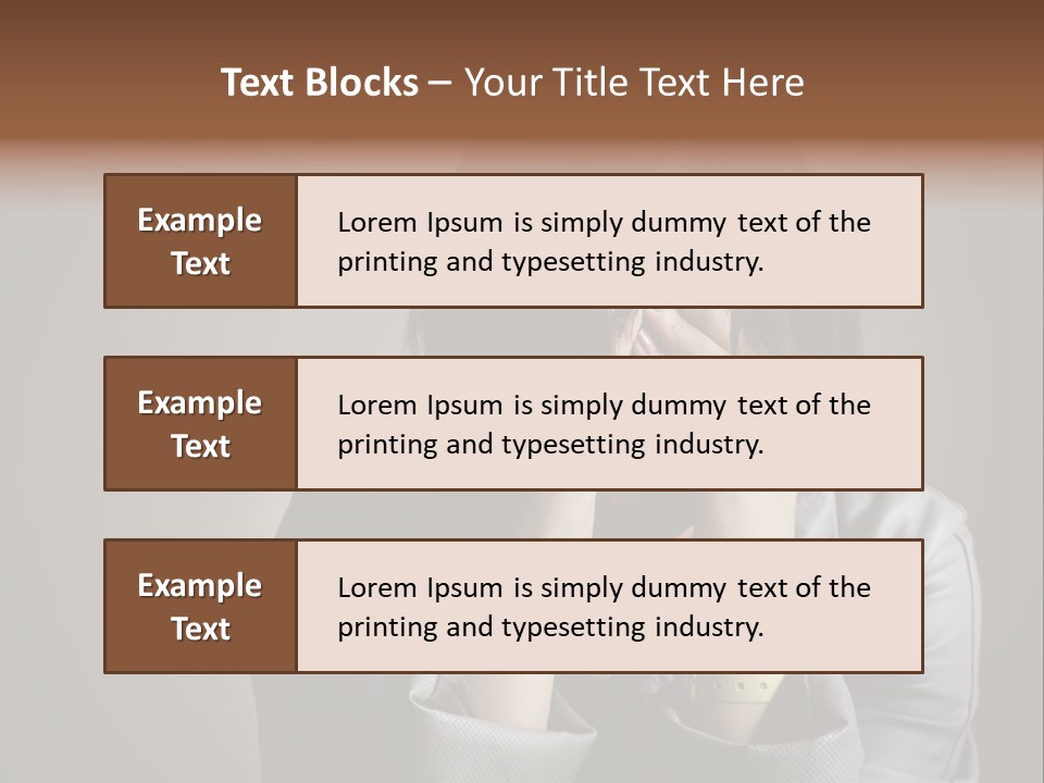 A Woman Covering Her Face With Her Hands PowerPoint Template