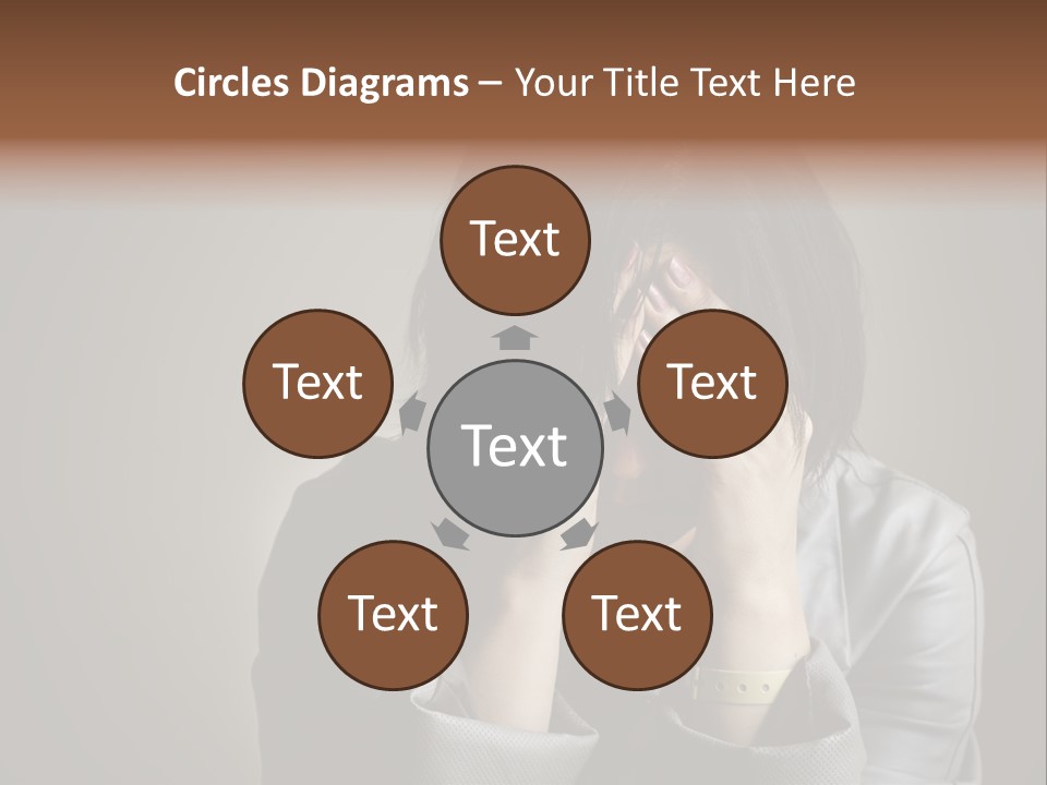 A Woman Covering Her Face With Her Hands PowerPoint Template