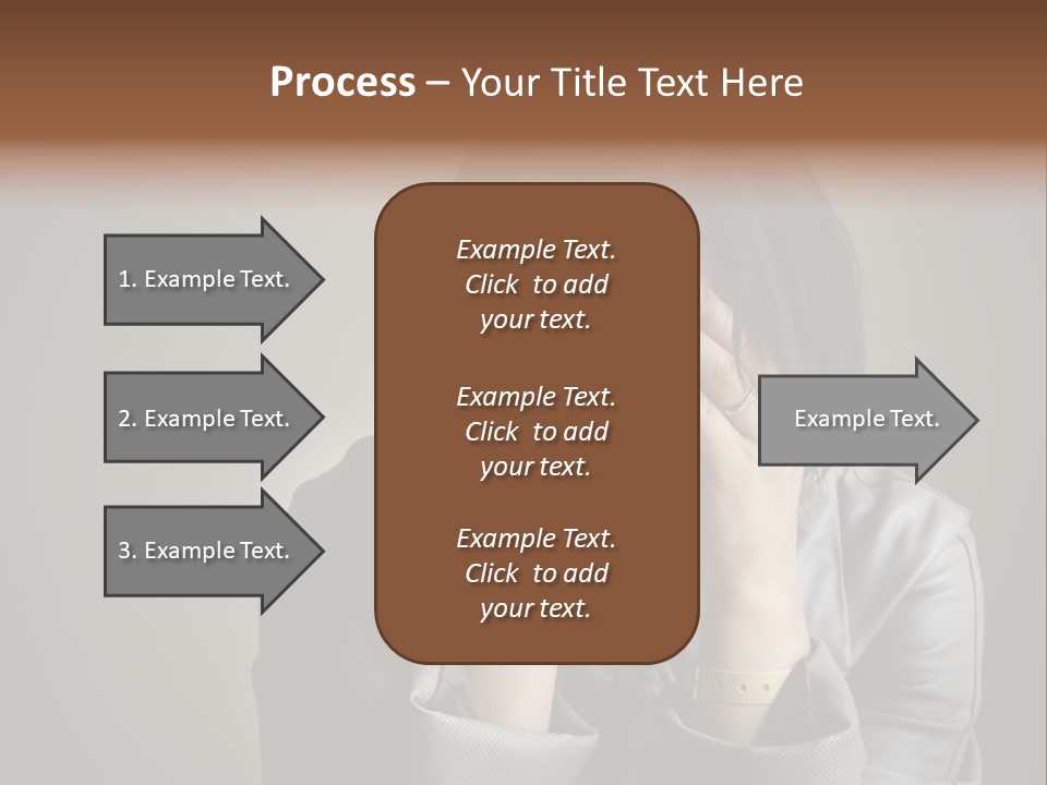 A Woman Covering Her Face With Her Hands PowerPoint Template