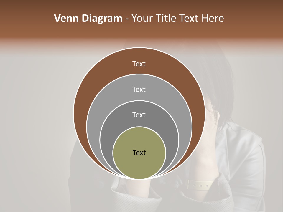 A Woman Covering Her Face With Her Hands PowerPoint Template