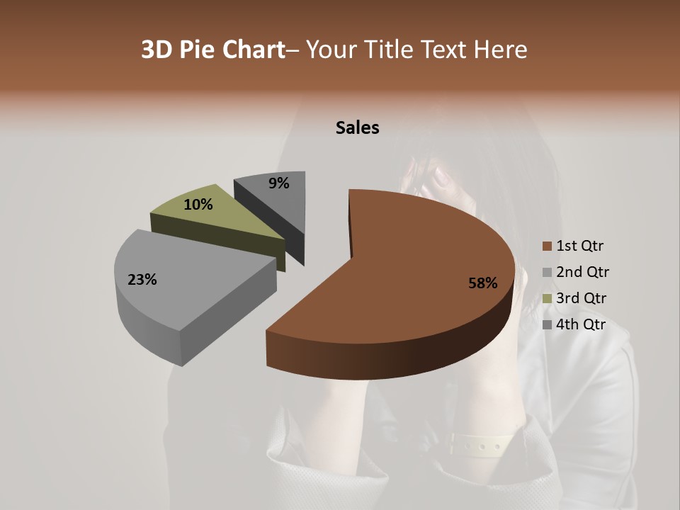 A Woman Covering Her Face With Her Hands PowerPoint Template