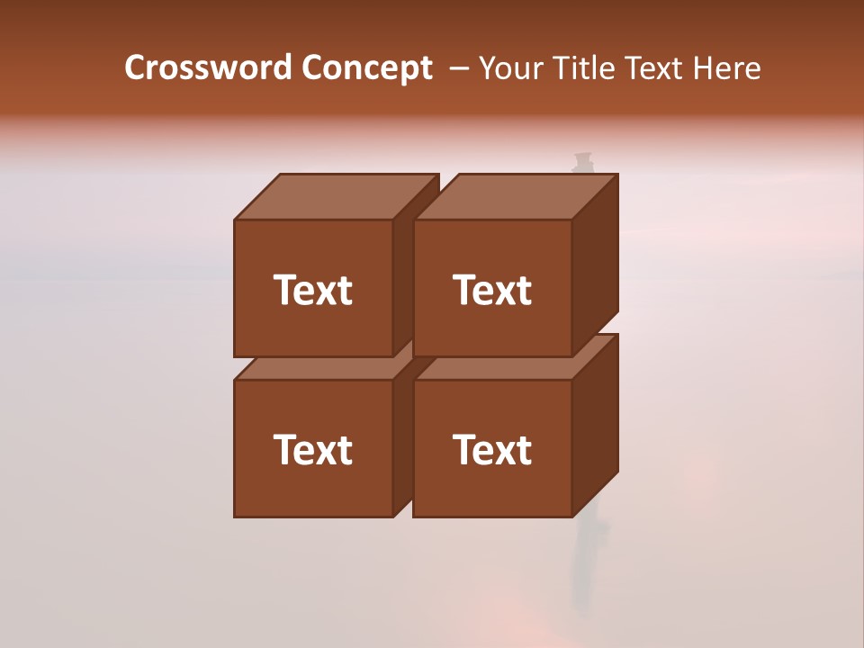 A Boat Is Sitting In The Water On A Calm Day PowerPoint Template