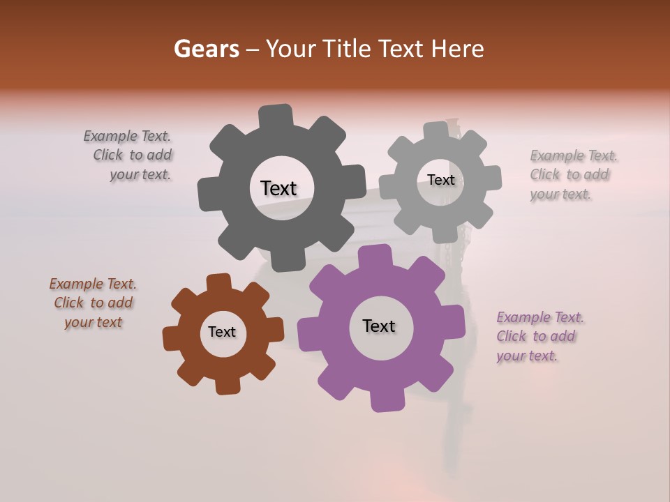 A Boat Is Sitting In The Water On A Calm Day PowerPoint Template