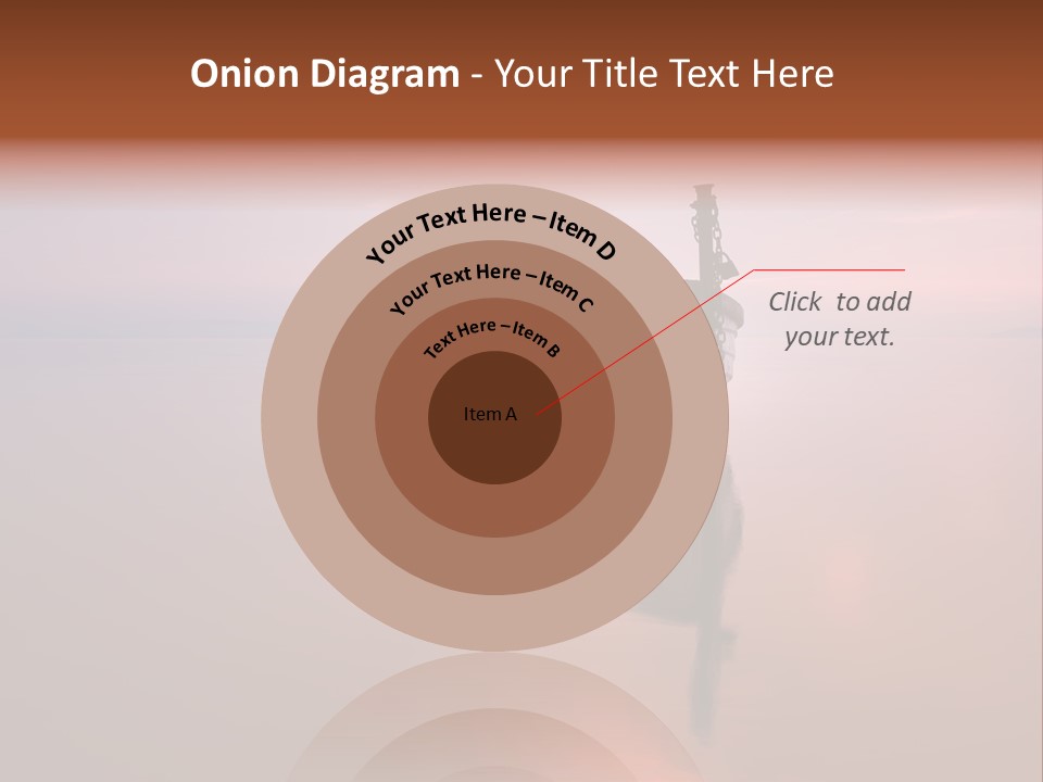 A Boat Is Sitting In The Water On A Calm Day PowerPoint Template