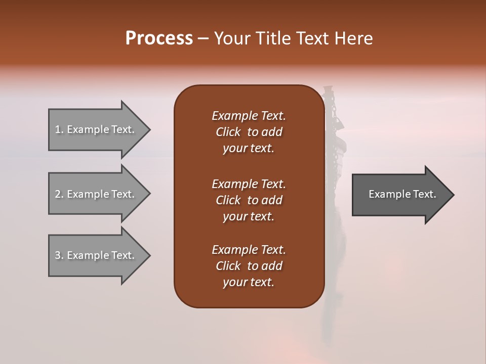A Boat Is Sitting In The Water On A Calm Day PowerPoint Template